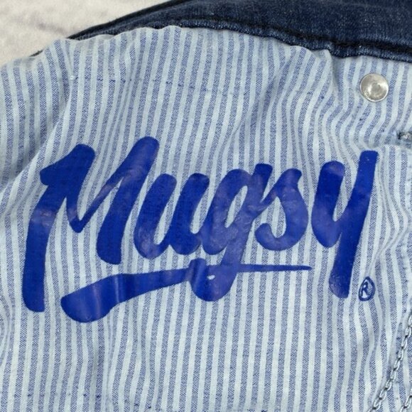 Mugsy Studio‎ Blue Jeans Men's 34x29 FLX3NSB Slim Straight Dark Wash Stretch - Picture 5 of 16